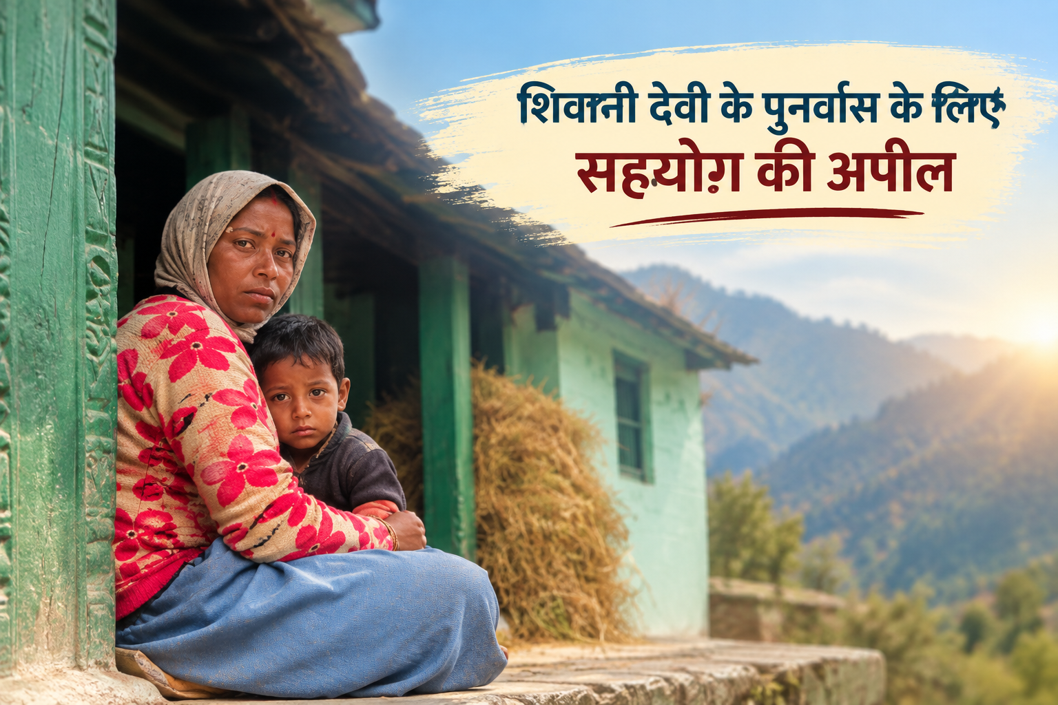 Appeal for Support for the Rehabilitation of Shivani Devi, Left Homeless After Her Husband’s Sudden Demise
