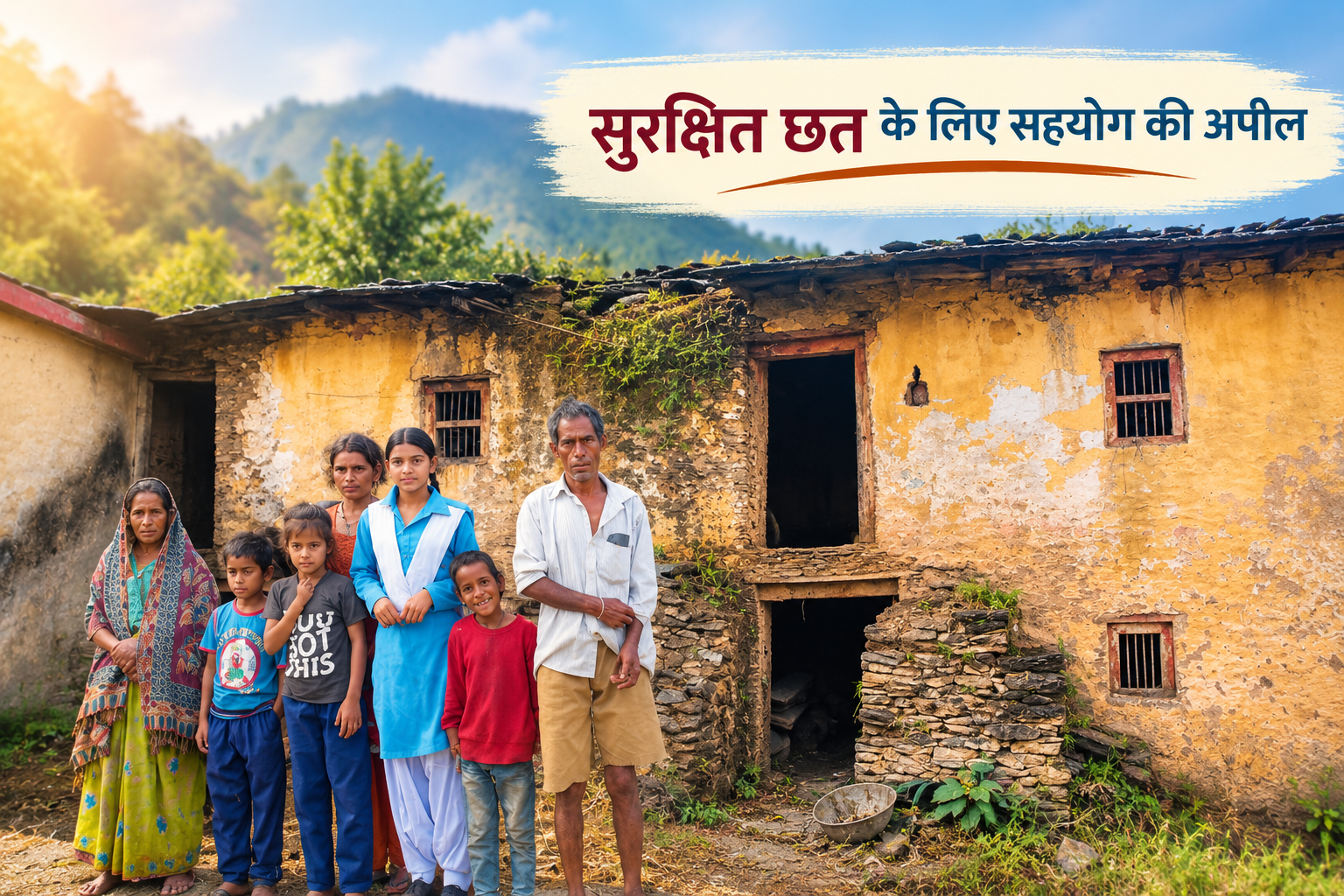Urgent Help Request to Rebuild Diwan's Collapsing Home