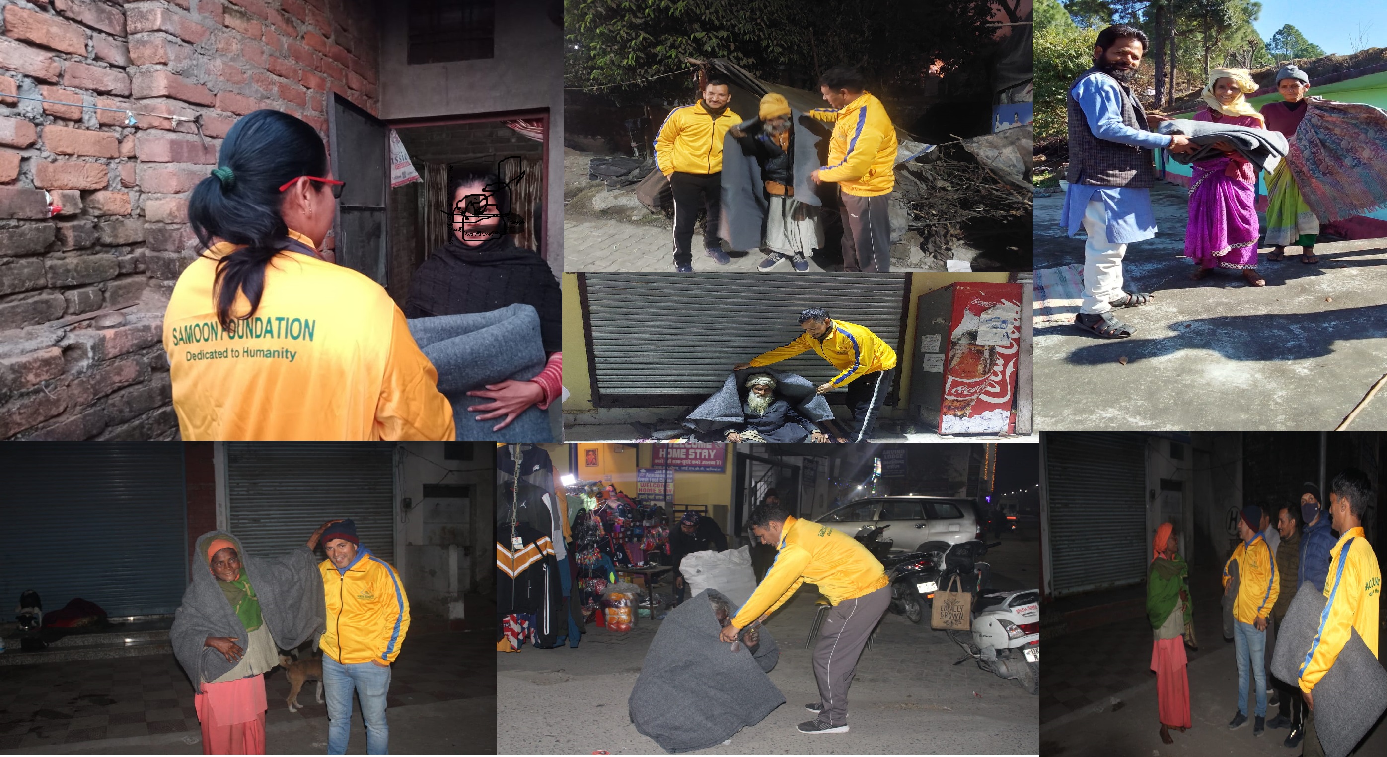 New Year Celebration With Blanket Distribution