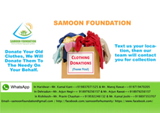 Donate Your Old Clothes To Needy People