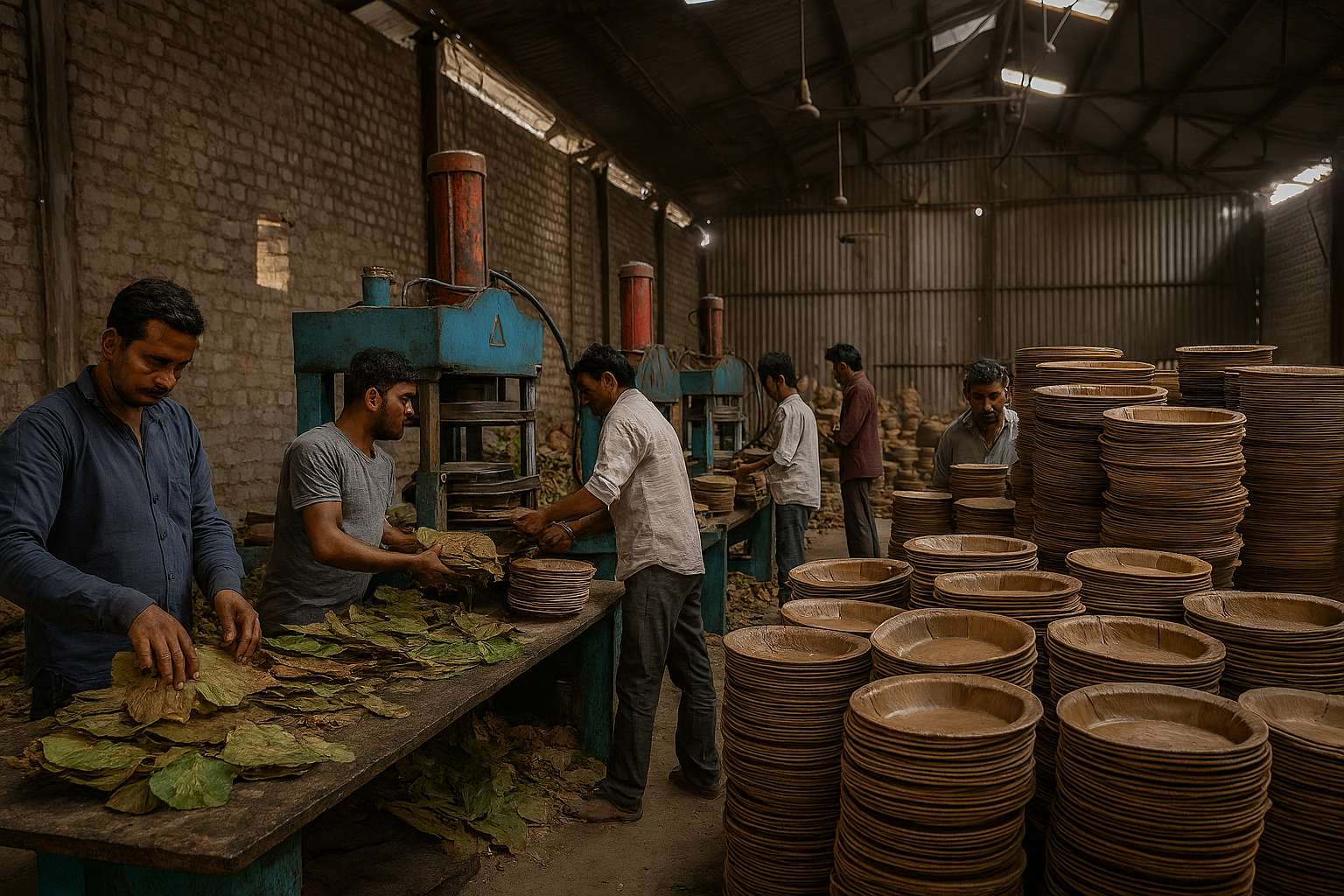 Leaf Plate To Reduce The Plastic Waste
